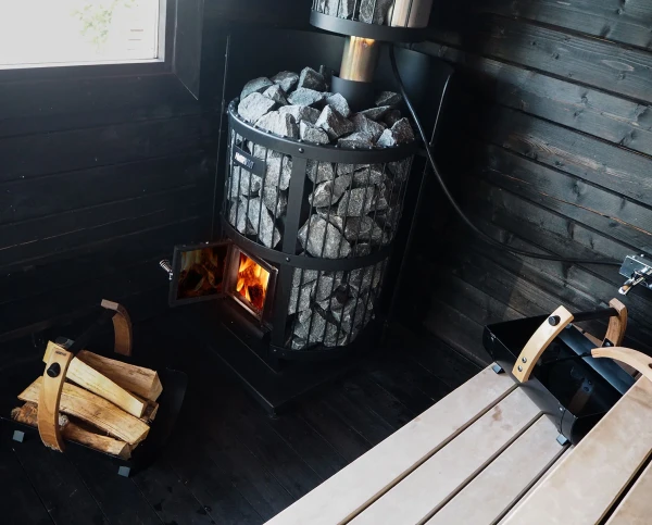 Harvia Legend 240 Green Flame Vedeldade bastuaggregat miljöbild